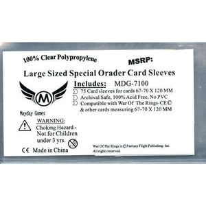 ZZ 137 Special Order Custom WOTR-CE Sleeves (67 MM X 120 MM) -75 Card Sleeves - Boardway India