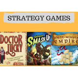 Strategy combo offer 2: Eight Minute Empire, Kill Doctor Lucky, Smash Up - Boardway India