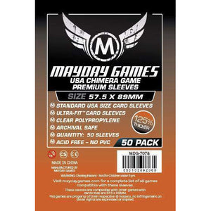 ZZ 117 Standard USA Chimera Card Sleeves (57.5x89mm): 50 Premium Card Sleeves - Boardway India