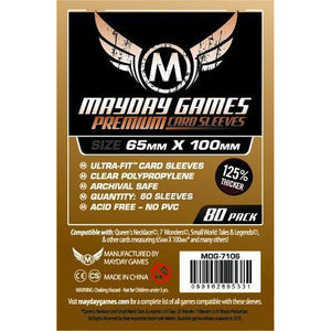 ZZ 129 7 Wonders" Card Sleeves - Magnum Ultra-Fit (65x100mm): 80 Premium Sleeves - Boardway India