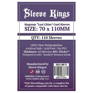ZZ 144 Sleeve Kings - Sleeve Kings Card Game Card Sleeves ( 70 x 110 mm ) 110 Sleeves